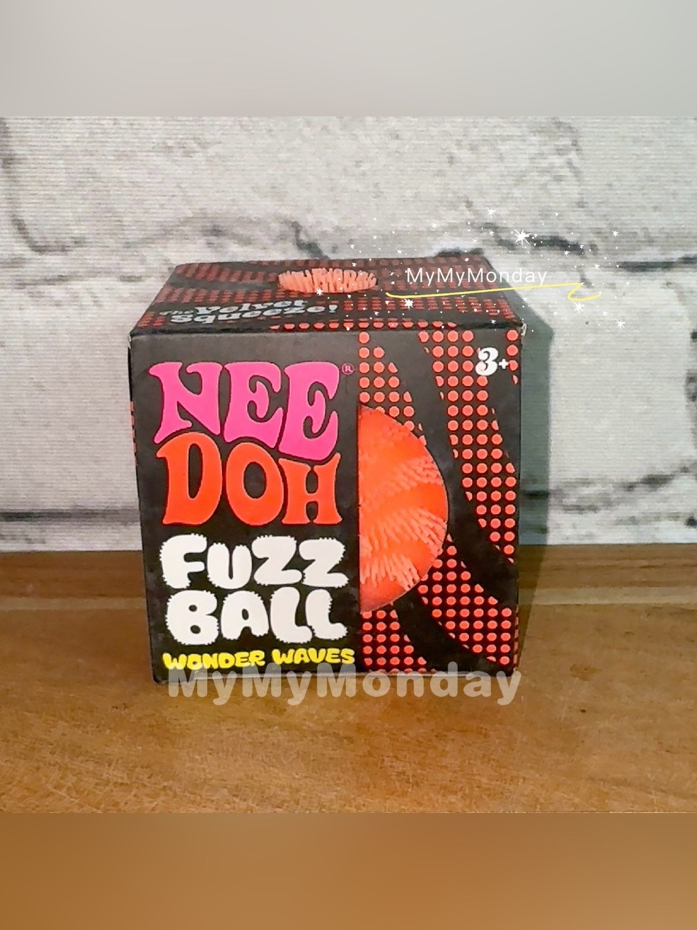 NeeDoh Fuzz Ball Orange